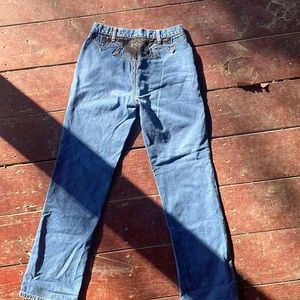 Vintage lawmans tag says size 9/10 but I belive they fit more like an 8